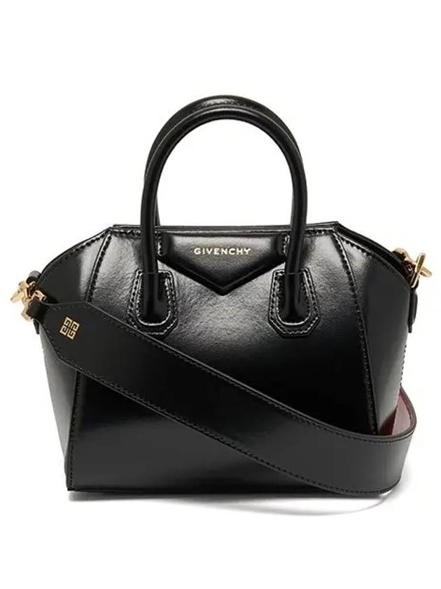 Antigona Small Leather Tote Bag Black - GIVENCHY - BALAAN 4