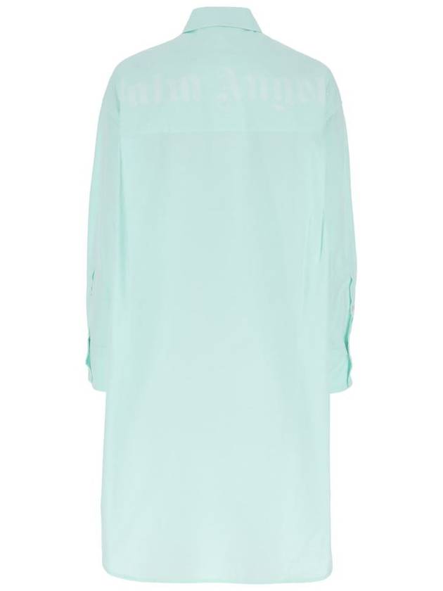 Oversized Shirt Dress PWDG002S23FAB0014010 - PALM ANGELS - BALAAN 3