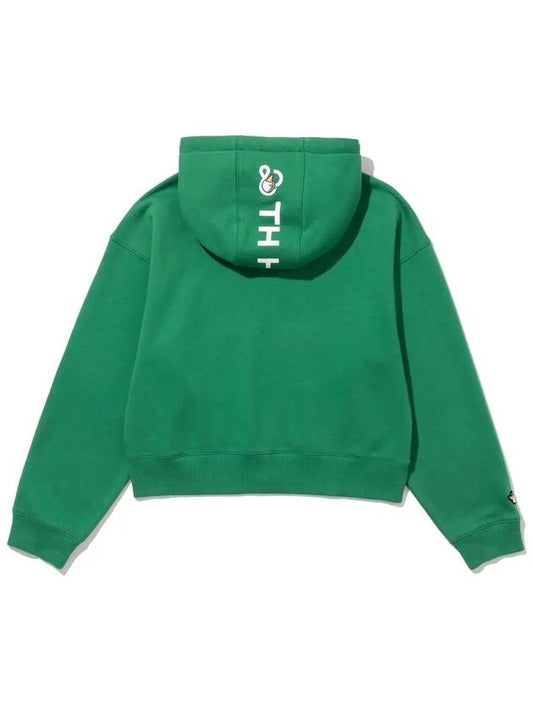 2NE Doug Logo Point Crop Hooded Zip-Up GREEN - 20THHOLE - BALAAN 2