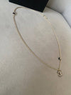 CC logo necklace darling ribbons champagne gold ABE163 - CHANEL - BALAAN 5