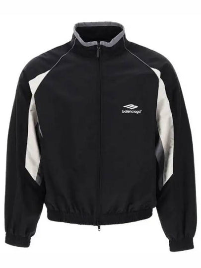 3B Sports Icon Regular Track Jacket Black - BALENCIAGA - BALAAN 2