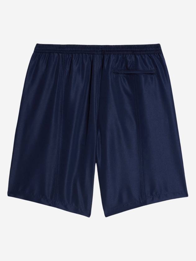 Heart Logo Swim Shorts Navy - AMI - BALAAN 3