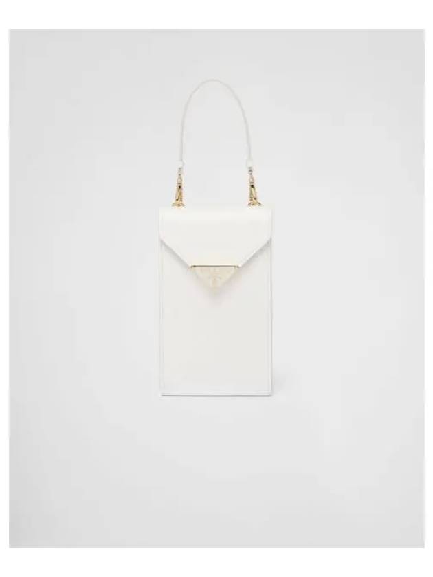 Saffiano Leather Mini Bag White - PRADA - BALAAN 2