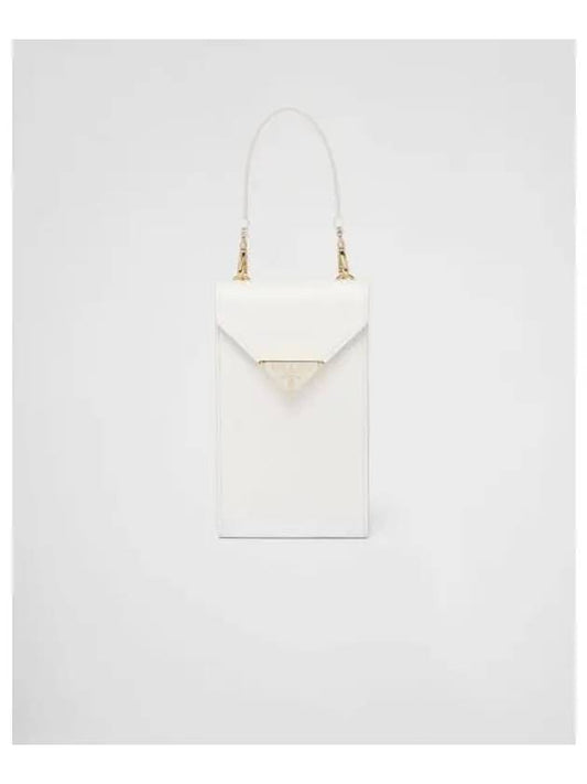 Saffiano Leather Mini Bag White - PRADA - BALAAN 2