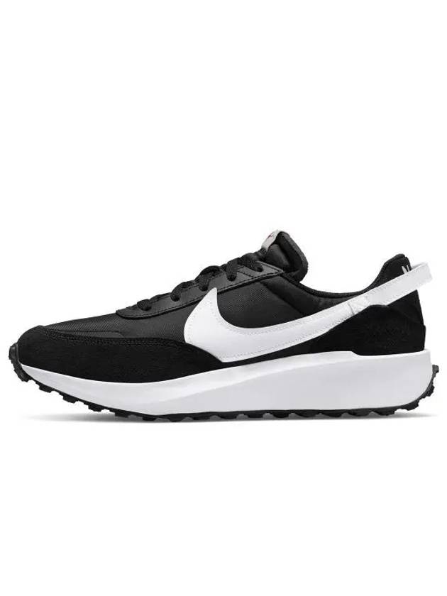 Waffle Debut Low Top Sneakers Black - NIKE - BALAAN 2