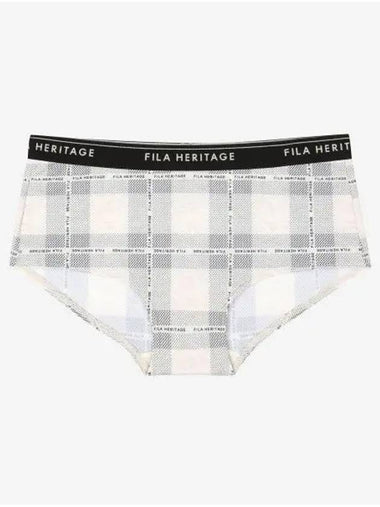 UNDERWEAR Outfit Holiday Check Print Square Drawn FI4DRG1444FOTL - FILA - BALAAN 1