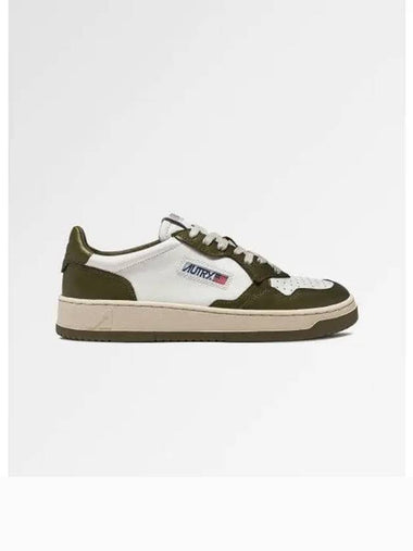 Medalist sneakers in leather olive - AUTRY - BALAAN 1