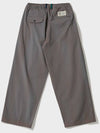 Dirty washed cotton long banding pants cement - FFEFF STUDIO - BALAAN 6