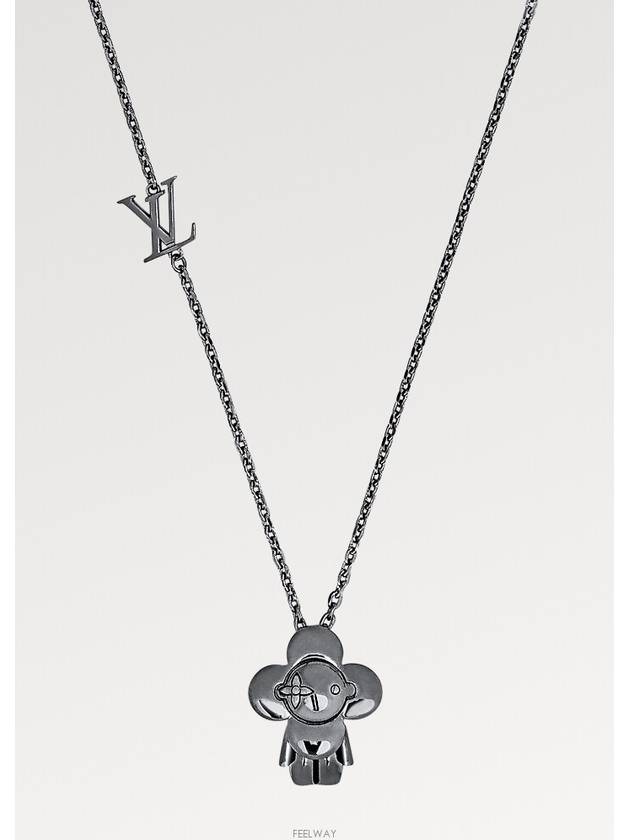 Vivienne Pendant Necklace Silver - LOUIS VUITTON - BALAAN 2