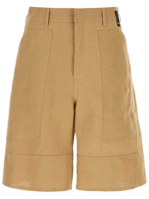 Bermuda Shorts Beige - FENDI - BALAAN 2