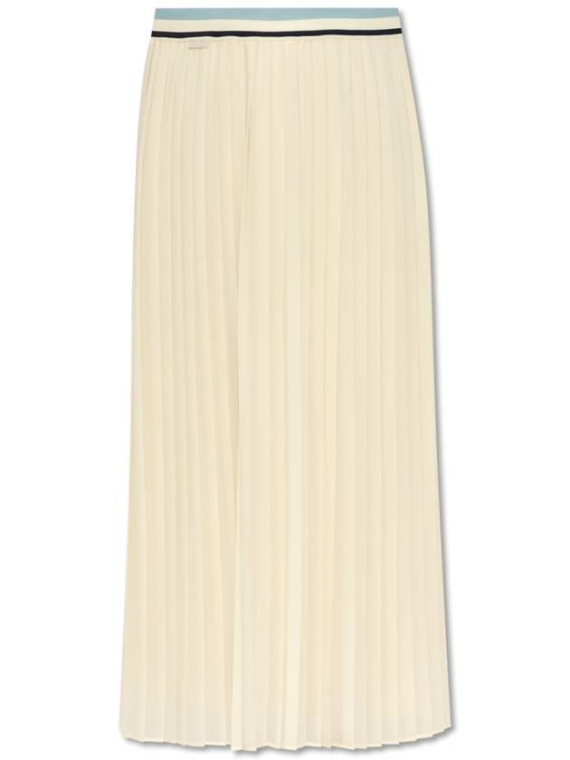 Moncler ‘Gonna’ Pleated Skirt, Women's, Cream - MONCLER - BALAAN 1