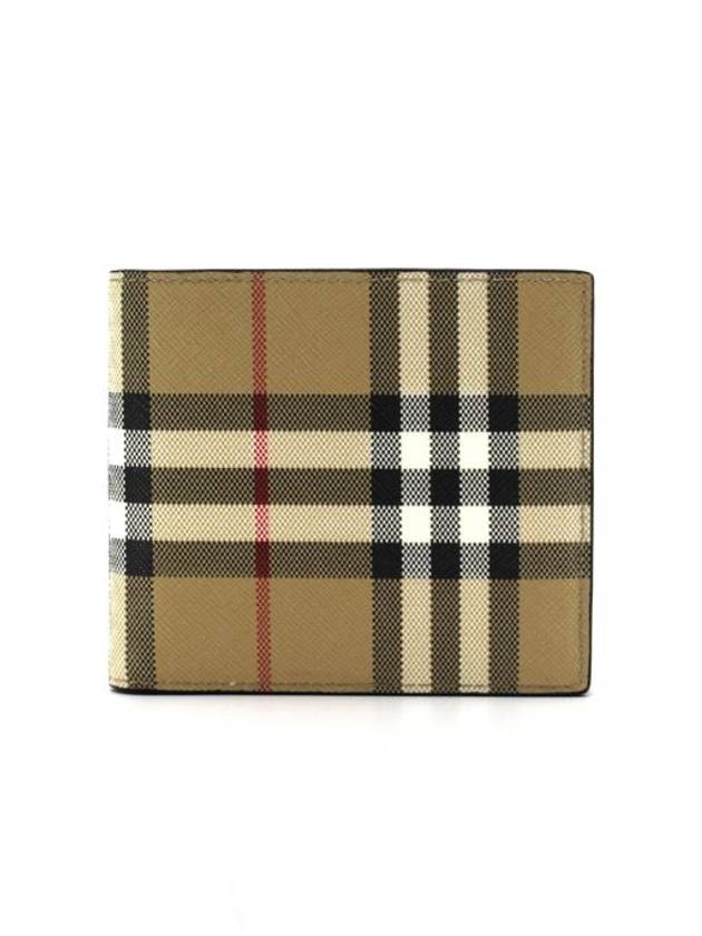 Check Pattern Half Halfwallet Beige - BURBERRY - BALAAN 2