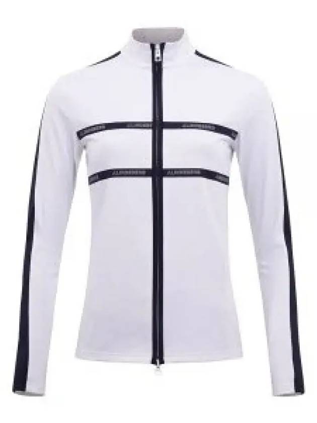 Golf Jade Mid Layer Zip-Up Jacket White - J.LINDEBERG - BALAAN 2