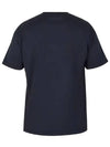 Logo Patch Short Sleeves T-Shirt Navy - STONE ISLAND - BALAAN 3