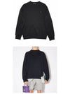 Face Patch Sweatshirt Black - ACNE STUDIOS - BALAAN 5