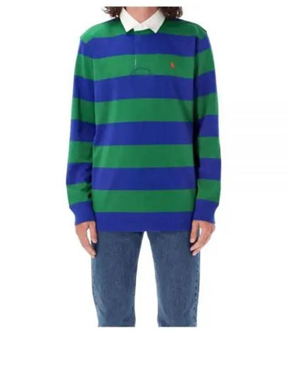 Striped Polo Shirt Green Royal - POLO RALPH LAUREN - BALAAN 2