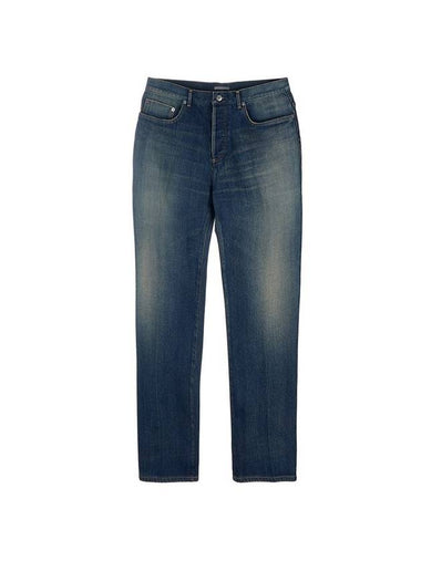 Homme Heritage Straight Jeans Blue - DIOR - BALAAN 1