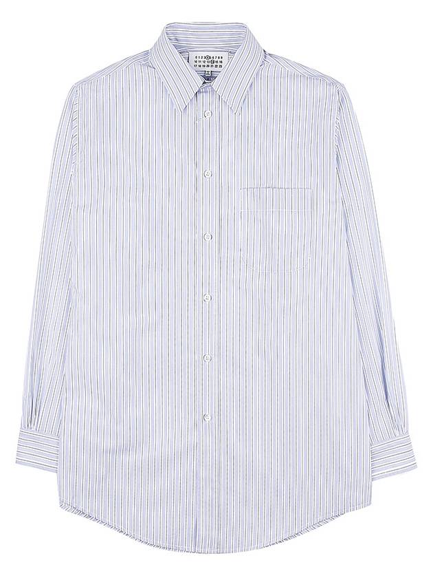 Women's Striped Shirt Blue - MAISON MARGIELA - BALAAN 11