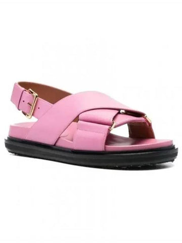 Women s Perpet Cross Sandals Pink FBMS005201 P3614 - MARNI - BALAAN 1