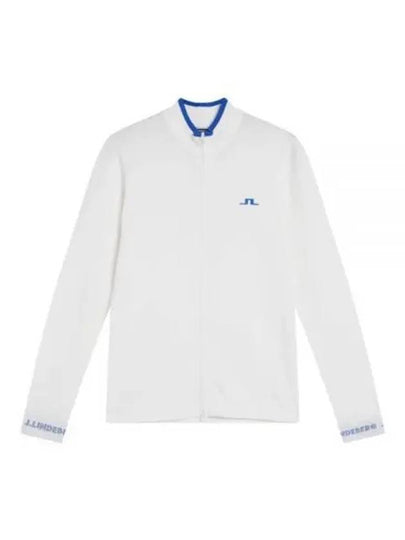 Almaida Full Zip Knit Top White - J.LINDEBERG - BALAAN 2