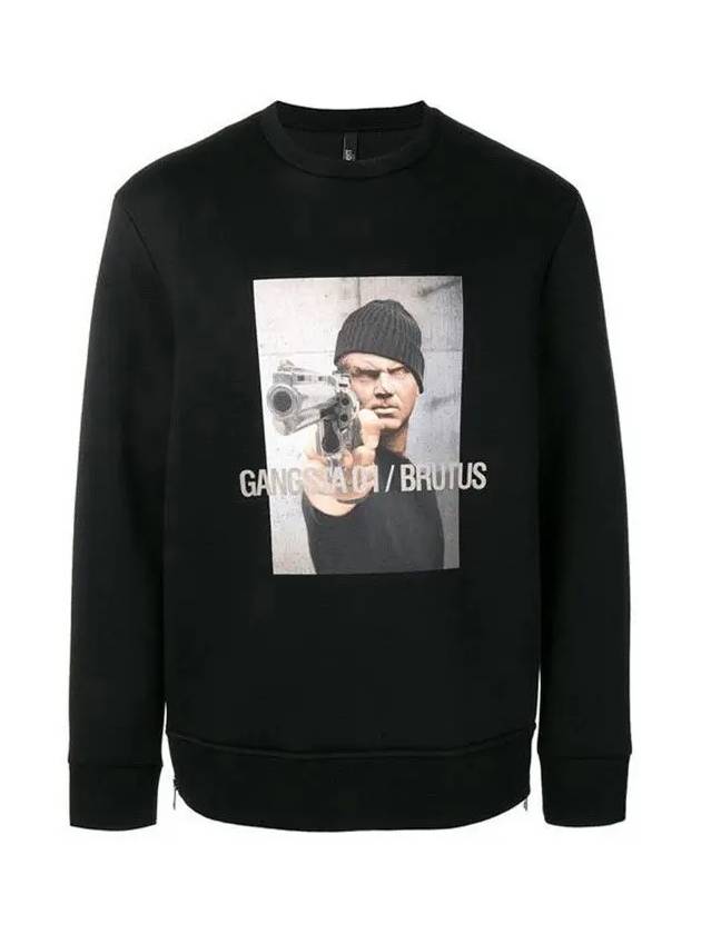 Brutus Neoprene Sweatshirt Black - NEIL BARRETT - BALAAN 3