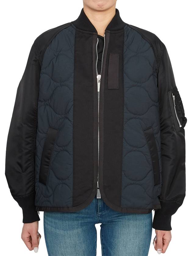 Nylon Twill Ripstop Jacket Black - SACAI - BALAAN 5