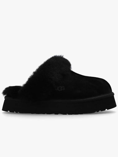 UGG ‘Disquette’ Suede Slides, Women's, Black - UGG - BALAAN 1