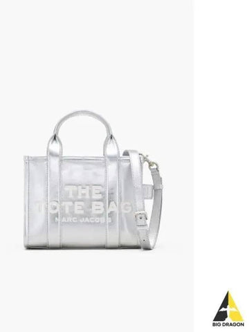 Metallic The Small Tote Silver MBBAW24026SVX - MARC JACOBS - BALAAN 1