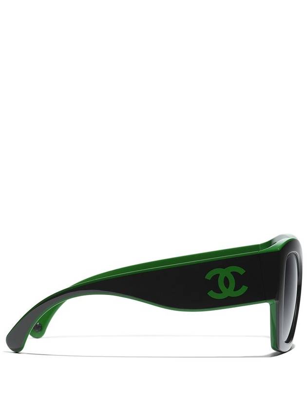 Chanel CH6058 Black & Green - CHANEL - BALAAN 3