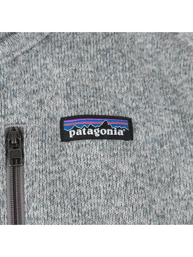 Men's Better Sweater Quater Zip Fleece Jacket Grey - PATAGONIA - BALAAN 5
