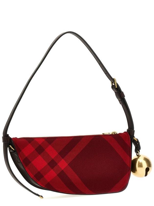 Shield Check Pattern Mini Shoulder Bag Red - BURBERRY - BALAAN 3