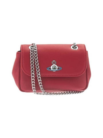 Nappa Chain Cross Bag Red - VIVIENNE WESTWOOD - BALAAN 1