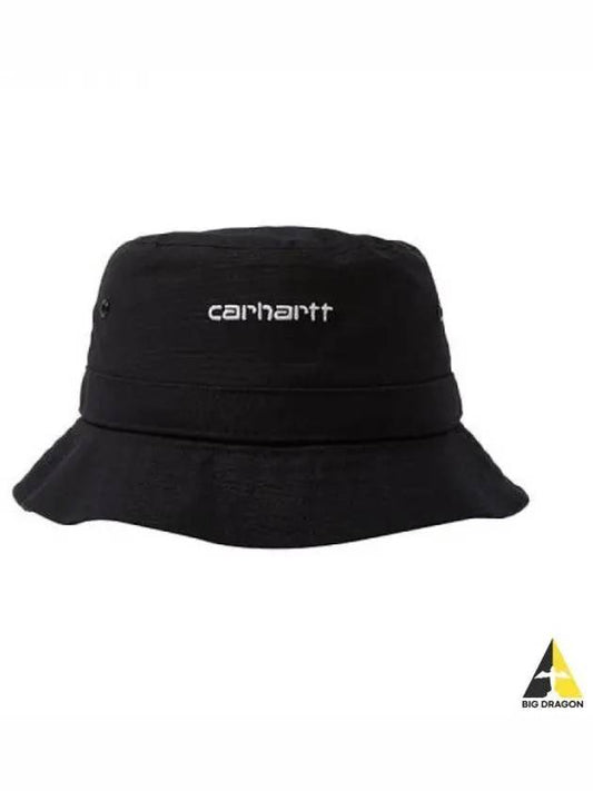 WIP Whip Cotton Bucket Hat Black I0299370 - CARHARTT - BALAAN 1