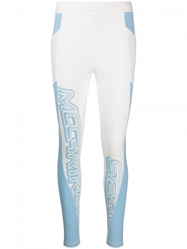 Women's Skuba Aquaflats Logo Leggings White - STELLA MCCARTNEY - BALAAN 1