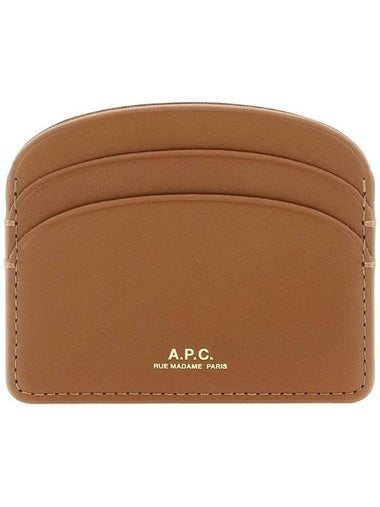 Demi Lune Card Wallet Brown - A.P.C. - BALAAN 1