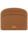 Demi Lune Card Wallet Brown - A.P.C. - BALAAN 1