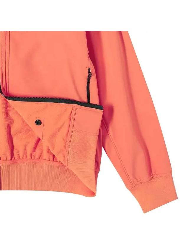 Wappen Patch Soft Shell Hooded Jacket Orange - STONE ISLAND - BALAAN 6