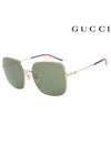 Eyewear Interlocking G Square Sunglasses Green - GUCCI - BALAAN.