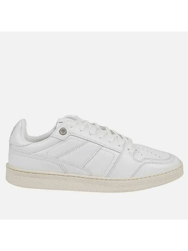 Men's SN2011 Leather Low Top Sneakers White - AMI - BALAAN 1