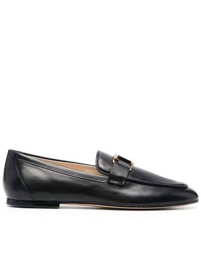 Tods T Timeless Leather Loafers Black - TOD'S - BALAAN 2