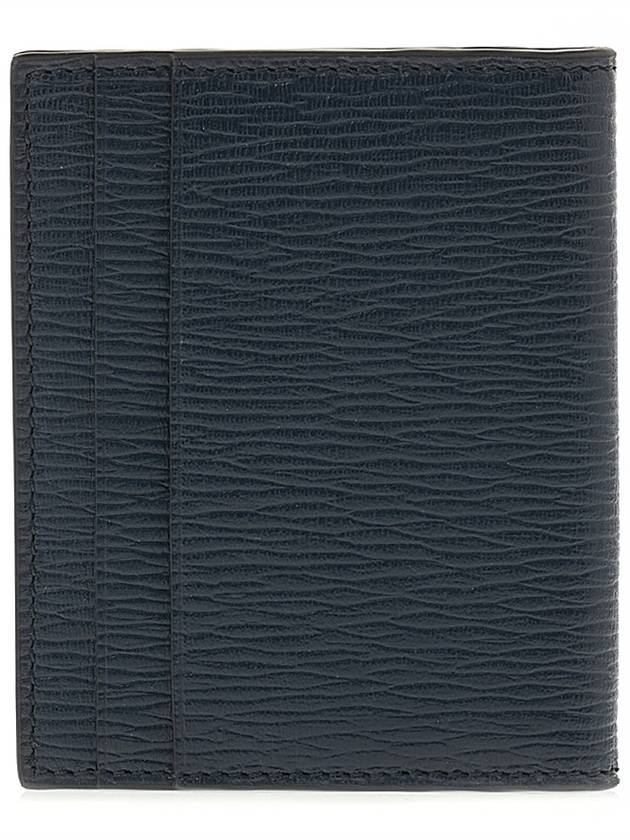 Men's Gancini Card Wallet 66 0371 DEEP OCEAN 0744864 - SALVATORE FERRAGAMO - BALAAN 3