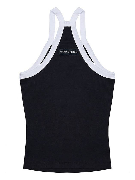 Women Sleeveless T Shirt WTT011 BK99 - MARINE SERRE - BALAAN 2
