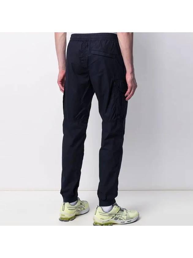 Men's Wappen Patch Pocket Cargo Straight Pants Navy - STONE ISLAND - BALAAN 6