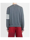 4 Bar Armband Milano Stitch Knit Top Mid Grey - THOM BROWNE - BALAAN 6