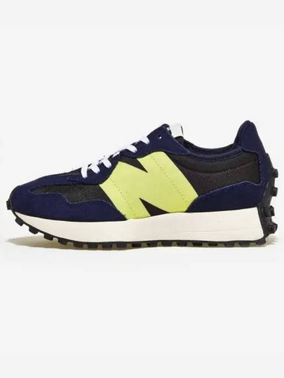 327 Eclipse Low Top Sneakers Navy Lime - NEW BALANCE - BALAAN 2