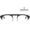 Eyewear Half Rimless Eyeglasses Black - MONCLER - BALAAN 4