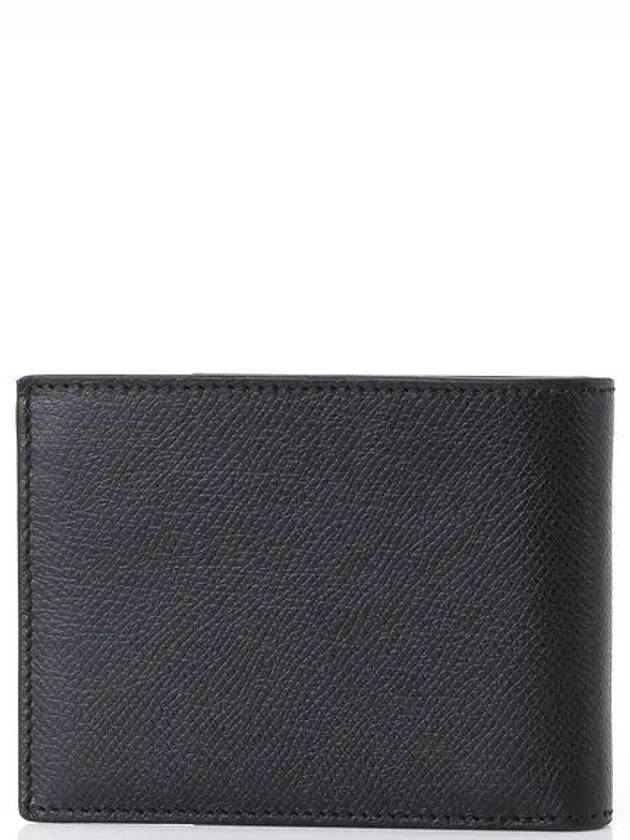 Men's Tevye Leather Half Wallet Black - BALLY - BALAAN 4