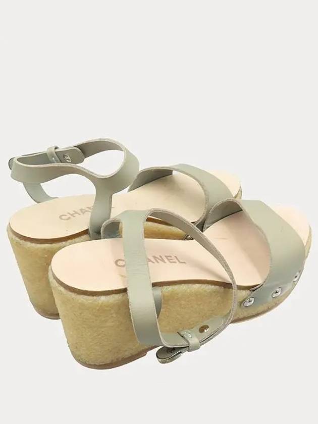 Smith Market used luxury goods crepe sole sandals women s shoes - CHANEL - BALAAN 4