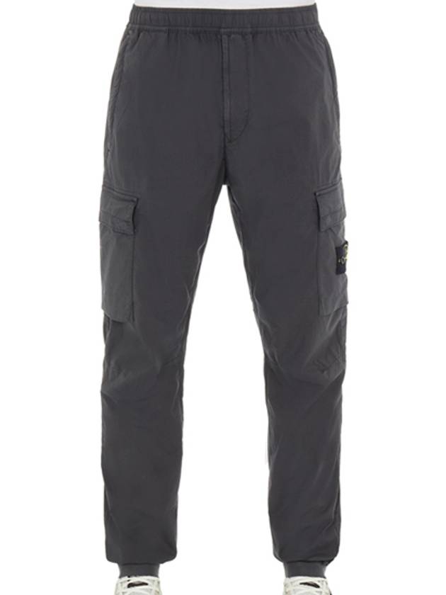 Men's Tella Paracadute Regular Fit Cargo Pants Grey - STONE ISLAND - BALAAN 2