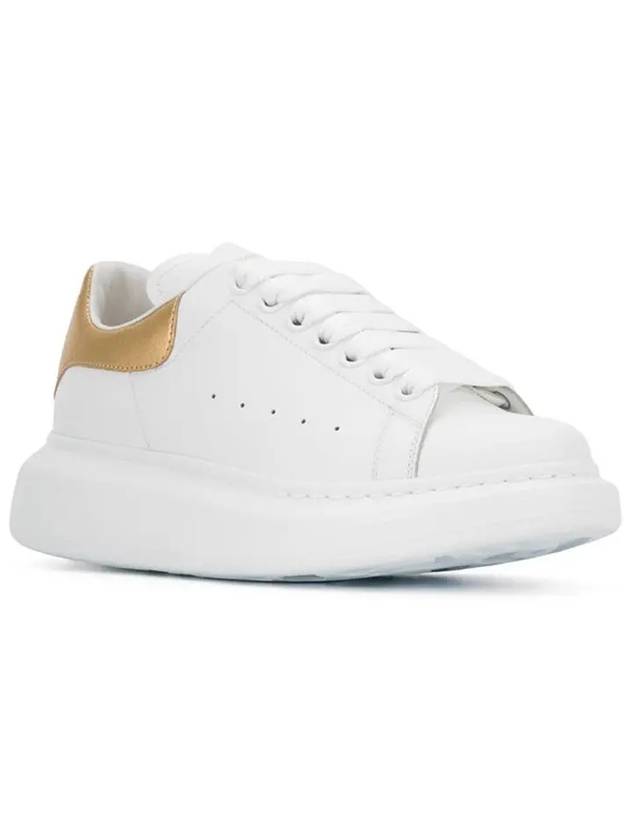 Oversized Low Top Sneakers White Gold - ALEXANDER MCQUEEN - BALAAN 4